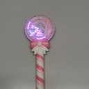 ArtCreativity Light Up Spinning Lollipop Fairy Wand, 12 Inch LED Princess Light Wand for Kids with Batteries Included, Great Gift Idea for Boys and Girls, Fun Pretend Play Prop, Carnival Prize (Medium)