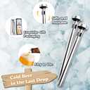 Beer Chiller Sticks for Bottles, Christmas Gifts for Him Husband Dad, Anniversary Birthday Ideas, Beer Accessories Gifts for Boyfriend, Stainless Steel Cooling Chillers, Mens Stocking Stuffers