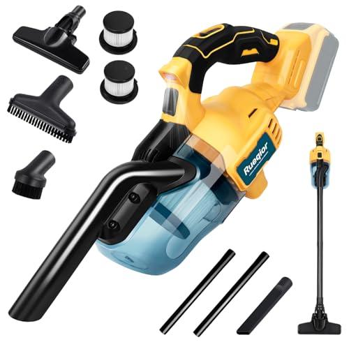 Cordless Vacuum for DeWalt 20V Battery, 5 in 1 Handheld Electric Vacuum Cleaner with 400W Powerful Motor, 46 CFM Portable Hand Vacuum for Home Pet Hair, Car (Battery Not Included)