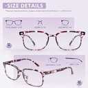 NOVIVON 6 Pack Reading Glasses with 6 Cases  Blue Light Blocking Readers for Women & Men, Computer eye glasses, Cheaters