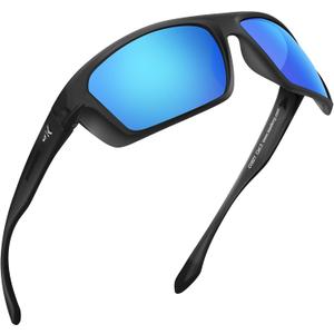 KastKing Huzzah Polarized Sport Sunglasses for Men and Women, Ideal for Driving Fishing Cycling and Running,UV Protection