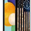 DAIZAG Compatible with Samsung Galaxy A23 Case,All-Round Protection Shockproof Anti-Scratches TPU Cover,Cases for Man Woman-1776 Vintage USA Flag Wood American Flag