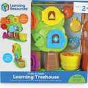Learning Resources Hide & Seek Learning Treehouse, Number Toddler Games, Color Recognition, Gifts for Boys and Girls, Ages 2 +