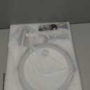 FUNTOUCH 9" 30X/ 1X Magnifying Wall Mounted Lighted Makeup Mirror, 4500mAh Rechargeable Double Sided Mirror with Light, 3 Color Lights, Touch Dimmable, 360 Rotation Extended Arm for Bathroom, Nickel