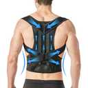 Back Brace and Posture Corrector for Men and Women Adjustable Back Straightener Posture Corrector, Scoliosis and Hunchback Correction, Spine Corrector, Support for Upper Lower Back Pain Relief (XX-Large) (XXL)