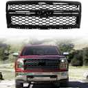 Gloss Black Front Grill for Chevy Silverado 1500 2014-2015 No LED