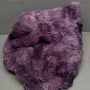 Lotus Karen Faux Fur Throw Blanket Tie-dye Violet - Big Bubble Rabbit Fluff Blanket for Couch Bed Sofa,Softest Fluffy Fuzzy Cozy Blanket,Thick Furry Plush Shaggy Warm Blankets for Women,50x60 Inches