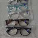 CCVOO Reading Glasses for Women, Eyeglasses, Blue Light Readers for Women, Computer Eye Glasses, Cheaters (*C1 Mix, +5.)