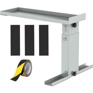 Height Adjusted Metal Ladder Extender Stabilizer Leveler for Stairs(Grey)