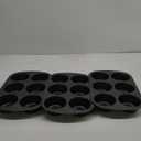 3 Pack Nonstick Muffin Pan, Carbon Steel Cupcake Pan, Easy to Clean and Perfect for Making Muffins or Cupcakes, 6 Cup Jumbo