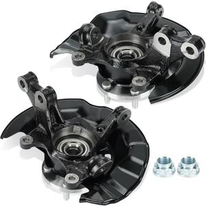 Pair of Front Steering Knuckle & Wheel Bearing Hub Assembly Compatible with Toyota Corolla 2009-2013 1.8L 2.4L, Matrix 2009-2013 1.8L, Replace for 698380 698381, Driver Side and Passenger Side