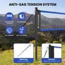 BAGAIL Outdoor Portable Volleyball Net Set, 20FT for Beach, Backyard