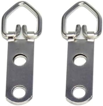2 Hole Heavy Duty D Ring Picture Hanger with Screws - Pro Quality (20)