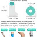 Cast Covers for Shower Leg, Waterproof Leg Cast Cover for Showering, Reusable Cast Protector for Shower Leg Adult, Soft Comfortable Cast Shower Cover Leg, Used for Bandages
