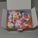 24 Pcs Easter Eggs Filled with Bunny Figurines SetPrefilled Easter Egg Party FavorsEaster Bunny Figurines Basket Stuffers Fillers, Party Favors and Classroom Prize Supplies