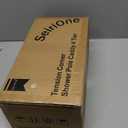 SEIRIONE Corner Shower Caddy Tension Pole, Quick Setup, Rust-Free Bathroom Shower Organizer Corner for Bathtub Shampoo Storage, 4-Tier Adjustable Shelf, Drill-Free, Fits 34 to 116 Inch Height, Silver