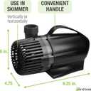 Pond Boss Waterfall Pump, 2300 GPH