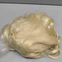 Blonde Long Curly Wig With Bangs Beehive Wig Synthetic Fibre Hair 50s 70s Cosplay Party Womens Halloween Costume Wigs