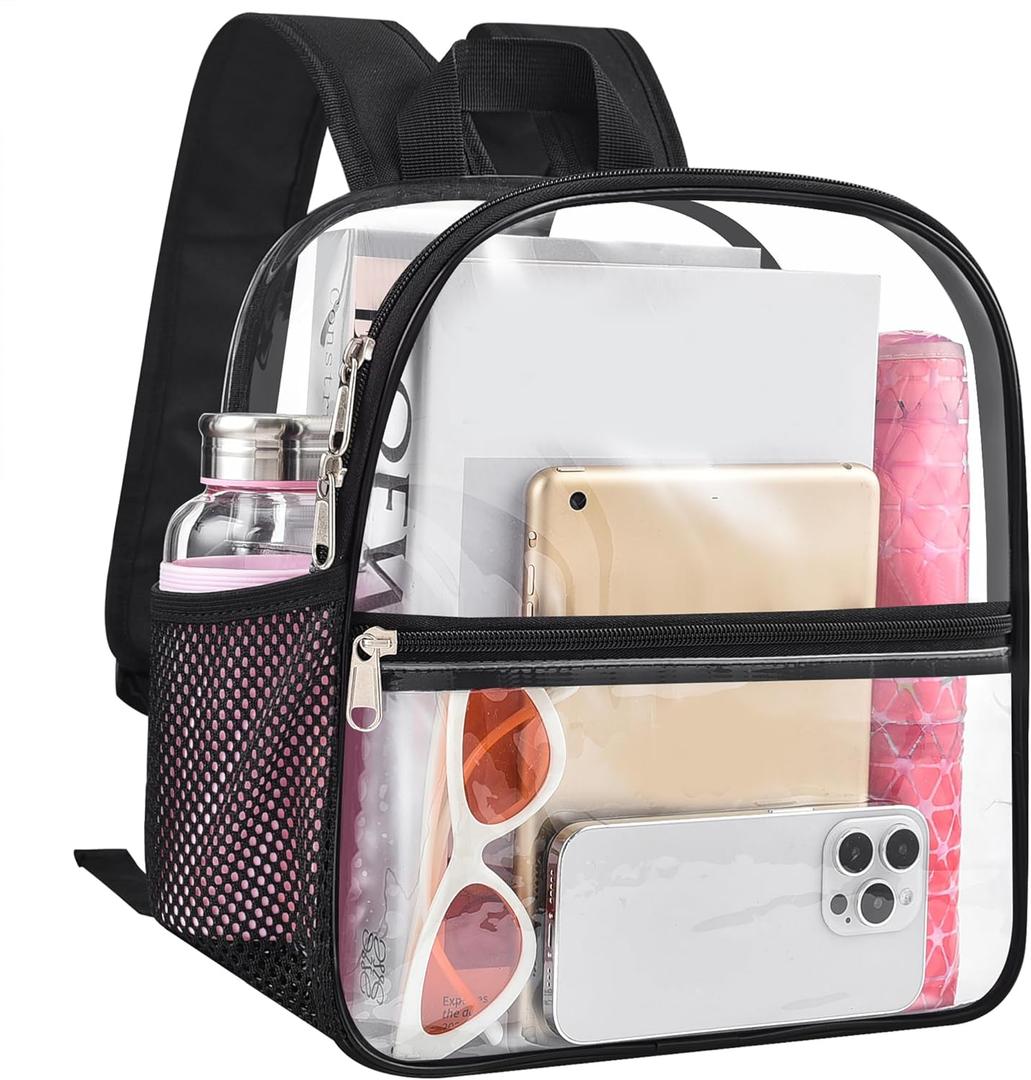 USPECLARE Clear Backpack for Stadium Approved 12612, Water proof Clear Bag for Stadium Events and Concert Work Sport Event