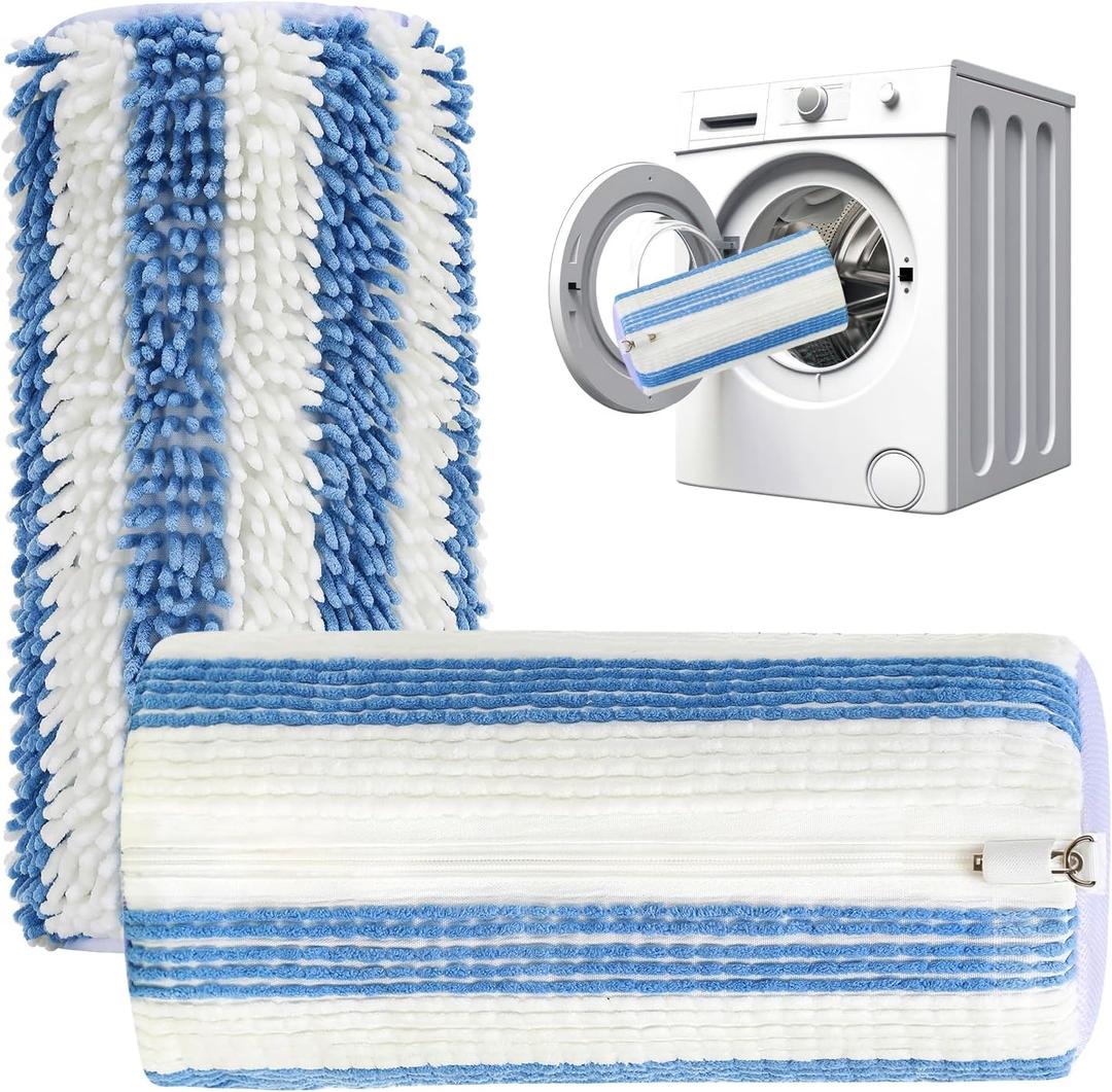2Pcs Professional Shoe Washing Machine Bag, 360 Deep Clean and Protection for Sneakers, Tennis, Casual Shoes, Durable Shoe Laundry Bag for Washer and Dryer, Shoes Washing Bag for Any Size