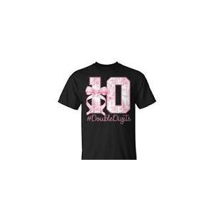 10th Birthday Girl Pink Coquette Bow 10 Year Old Aesthetic TShirt, XL