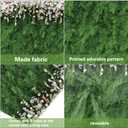 Green Grass Garage Door Banner 6 x 13 ft Greenery Grass Wall Garage Door Cover Backdrop Flower Nature Floral Photo Background Polyester for Birthday Wedding Bridal Shower Party Photo Props Decoration