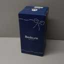 Bedsure Gentlesoft Sherpa Fleece Blanket Twin Size for Bed - Fluffy & Cozy Cable Jacquard Tufted for Women Gift, Thick and Warm Christmas Blanket for Winter, Black, 60x80 Inches