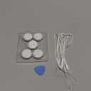 Tracker Tag, Smart Tag Works with Find My App (iOS Only), Keys Finder and Item Locator for Luggage, Backpack, Suitcases and More, Replaceable Battery, IP67 Waterproof Tracking Tags-5 Pack(White)