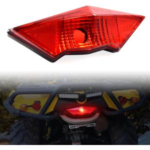 Red Taillights Housing for Can Am Outlander Max 400 500 650 800 2008-2023 Accessories, 1 PCS Rear Brake Stop Tail Lights Lamps Lens Replace #710001203 (Not Include Bulb)