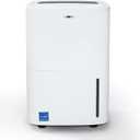 Uhome 120 Pints Dehumidifier with Drain Hose - 6000 Sq. Ft Quiet Dehumidifier for Home, Basements, Storages and Large Rooms with 1.32Gallon Water Tank