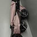 CYUmail Cat Stroller Foldable Lightweight for Small Dogs Cats 0-15 lbs Pink