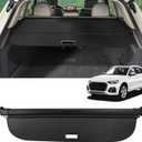 Cargo Cover for Audi Q5 SQ5 2024-2018 (Not for Q5/SQ5 Sportback and All New Q5/SQ5) Retractable Trunk Cover Security Shielding Shade Cargo Luggage Cover Trunk Privacy Protection