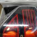 PIT66 Tail Lights Rear Light Lamp Assembly, Compatible with 2009 2010 2011 2012 2013 2014 Ford F150, Pickup SVT Rear Assembly, 1 Pair, Black Trim