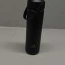 POWCAN 26 oz Insulated Water Bottle with 2-in-1 Straw and Spout Lid, Keep Cold 24H, Leak-Proof, Fits in Car Cup Holder, Stainless Steel Water Bottle for Sports, Travel, and School (Dark Knight)