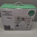 Sewing Machine for Beginners,Double Needle Sewing Machine for Adults,16 Strings of Weaving Dreams,Adjustable Sewing Speed,Suitable for Daily Sewing at Home(White-1)