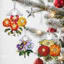 Christmas Ornaments: Stained Glass Ornament, Birth Flower Ornament, Christmas Tree Ornaments & Xmas Tree Decorations Exquisite Holiday Decor, Birth Flower Gifts Perfect Holiday & Xmas Gifts - Oct