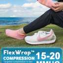 Juclise Coolmax Bamboo Viscose Compression Running No Show Athletic Socks, Anti Blister Moisture Wicking (M)