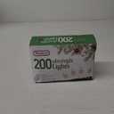 PREXTEX 200 Count Clear Christmas Tree Lights - 40 ft Warm Incandescent String Lights with Green Wire - Indoor and Outdoor Mini Light for Christmas, Holiday Decorations, Trees, Fences, Patios and More