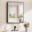 TokeShimi 24 x 30 Recessed Medicine Cabinet with Mirror, Oil Rubbed Bronze