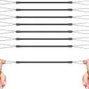 NUOBESTY 8Pcs Retractable Stylus Pen Lanyards Elastic Spring Rope Anti Lost Cord for Secure Pen Tether and Small Item Holder