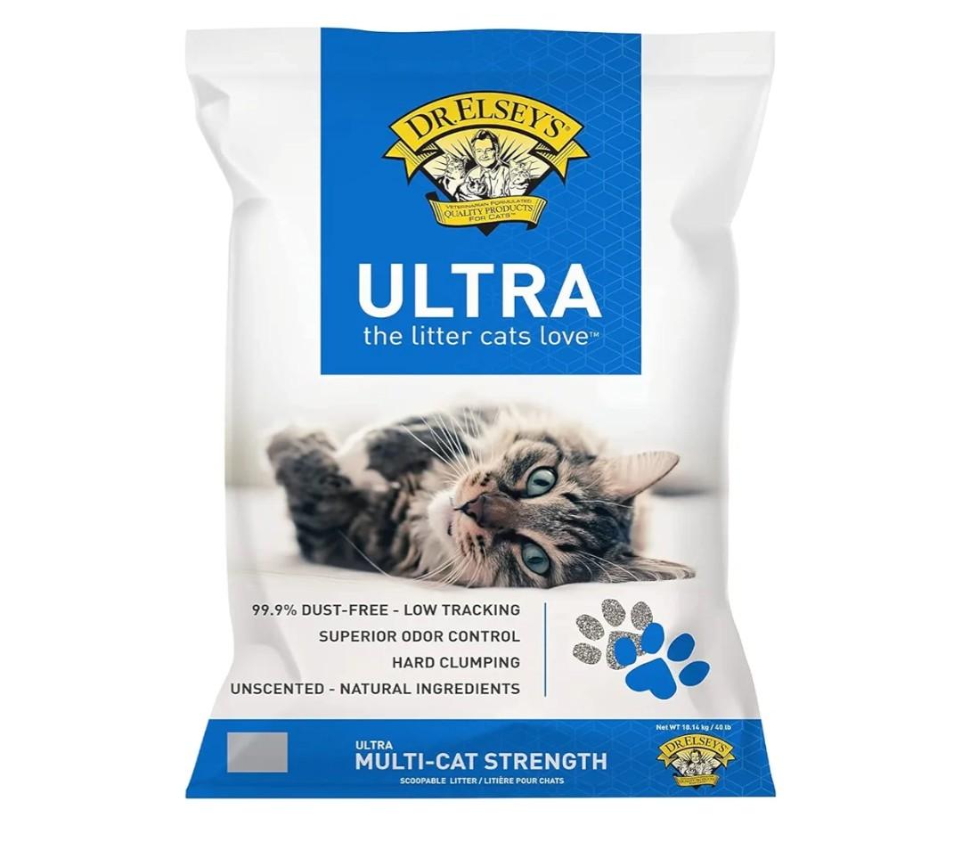 Dr. Elsey's Fragrance Free Ultra Unscented Cat Litter - 35lb