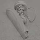 28" AC 110V Portable Ceiling Fan with ON/OFF Switch, Plug in Ceiling Fan Hanging Fan for Outdoor Indoor Gazebo Camping RV Tent Home Room