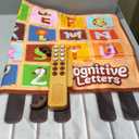 Bluejay Baby Piano Mat, Musical Keyboard Learning Toys with 26 Letters, Electronic Music Animal Touch Play Mat Toddler Toys Gifts for Boys and Girls 1 2 3 Year Old