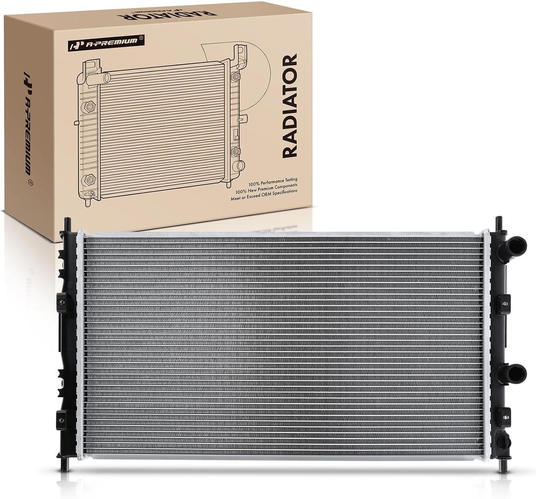 A-Premium Engine Coolant Radiator Compatible with Chrysler Sebring 2001-2006 & Dodge Stratus 2001 2002 2003 2004 2005 2006, Manual Transmission