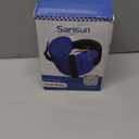 Travel Pillows for Airplanes, 360 Support Headrest Pillow with Eye Mask for Sleeping Long Flights, Travel Pillow for Car Road Trip, Car Headrest, Travel Accessories Stop Bobblehead, Black