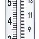 7inch Glass Rain Gauge Replacement Tubes for Yard Garden Outdoor