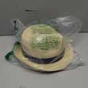 Kids Girls Boys Straw Fedora Hat Summer Short Brim Panama Cap Beach Sun Hats (Fit 4-8T)