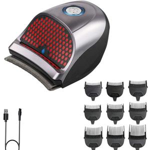 SUYOOULIN Hair Clippers Shortcut Self-Haircut Kit for Men, USB Rechargeable Cordless Electric Hair Trimmer Professional Hair Cutting Machine Shortcut Self Grooming Haircut Kit with 9 Combs (Grey)