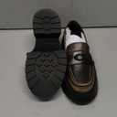 COACH Women's Leah Platform Loafers (7, Loved Leather/Black)