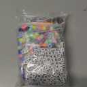 Landical 564 Pcs DIY Bead Keychain Kit Key Chain Making Craft Adjustable Letter Beads String Mama Gift Alphabet Bead Jewelry Key Ring Backpack Accessories for Party Favor(Classic,Candy Color)